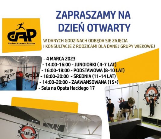 GAP zaprasza na dzień otwarty