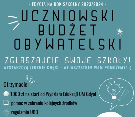 Uczniowski Budżet Obywatelski 23/24