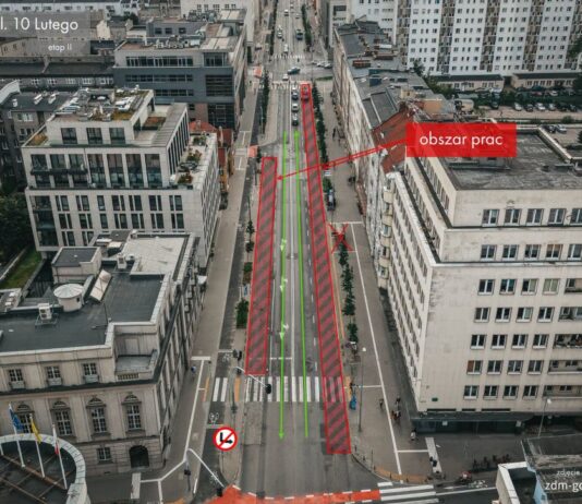 Śródmieście: remont ul. 10 lutego